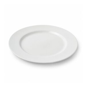 Single white side plate