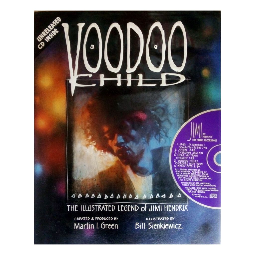 Voodoo Child, The Illustrated Legend of Jimi Hendrix front cover