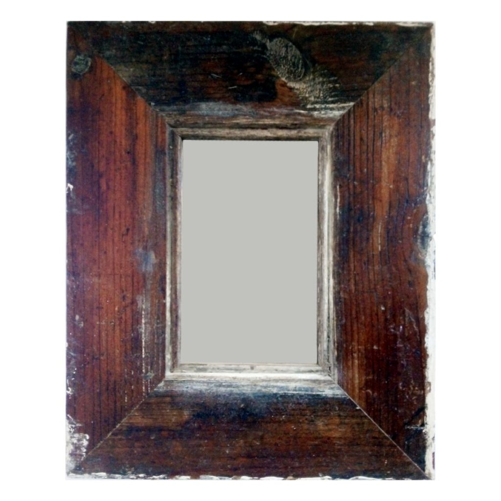 Rustic wooden photo frame