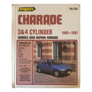 Daihatsu Charade service manual front cover