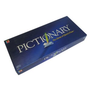 Pictionary board game packaging