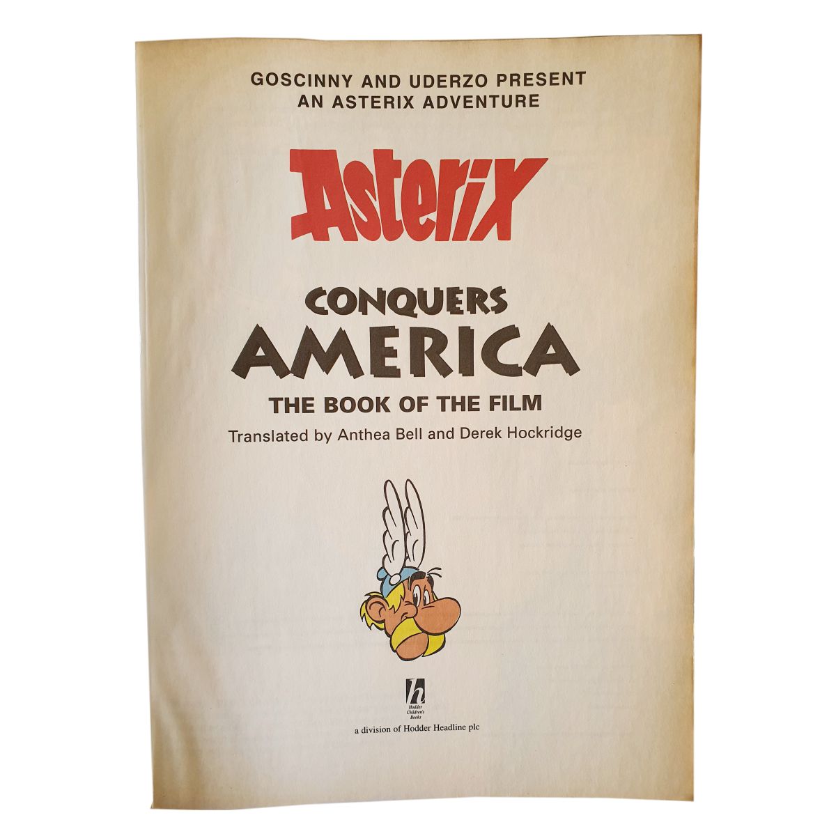 Asterix Conquers America inner page