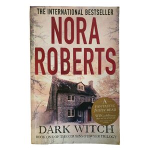 Used paperback of Dark Witch by Nora Roberts, showing a cottage cover with a gold Fantastic Festive Read sticker