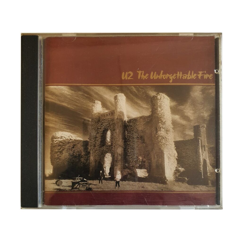 U2 The Unforgettable Fire CD French Pressing 822-898-2 front cover