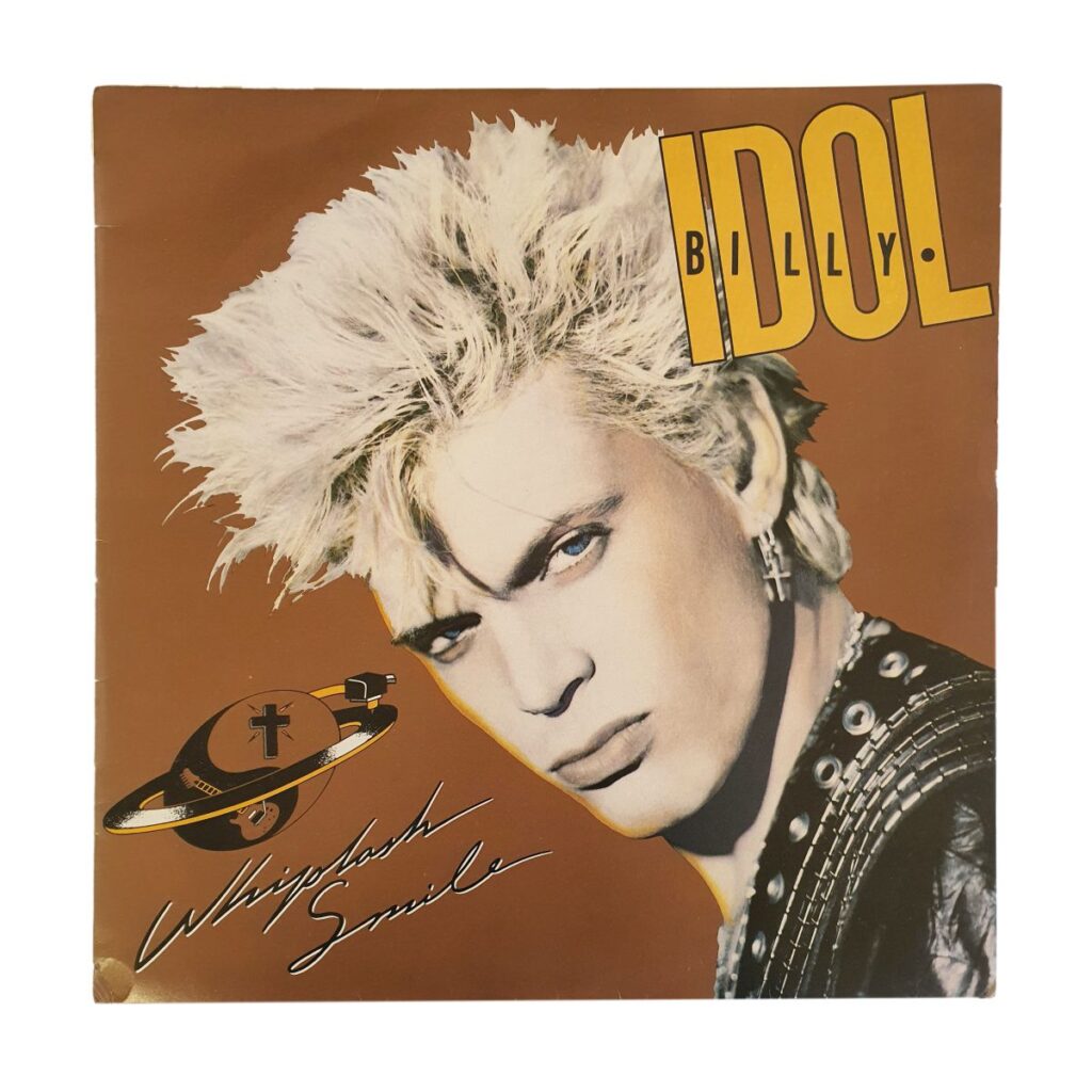 Billy Idol's Whiplash Smile vinyl LP front cover