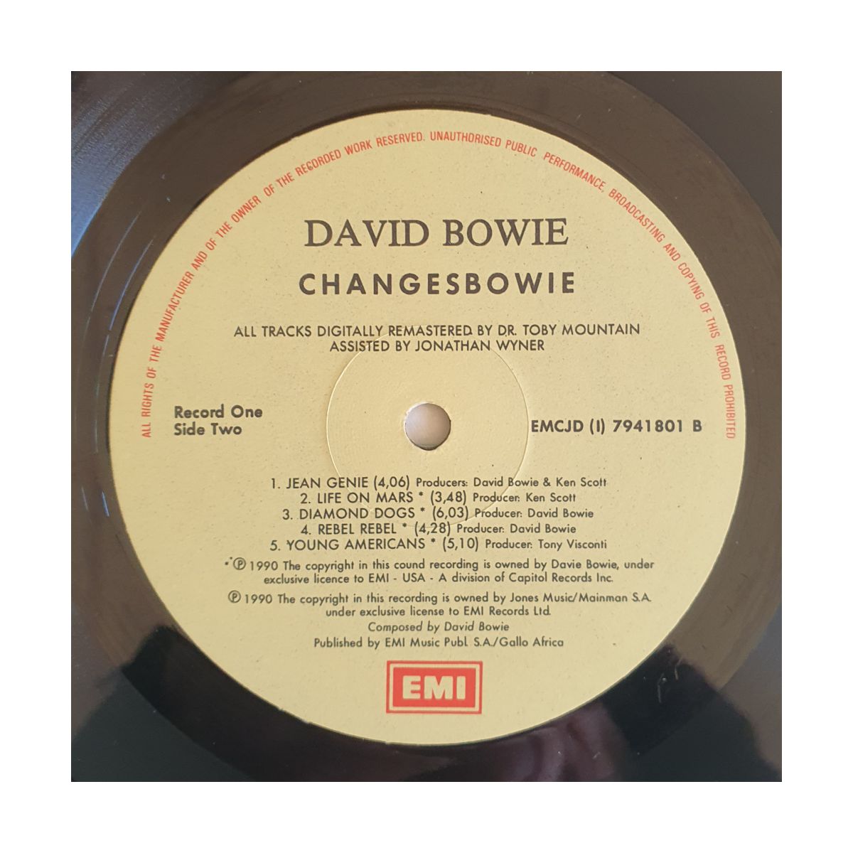David Bowie – ChangesBowie: Sound + Vision Greatest Hits Vinyl Record - Image 5