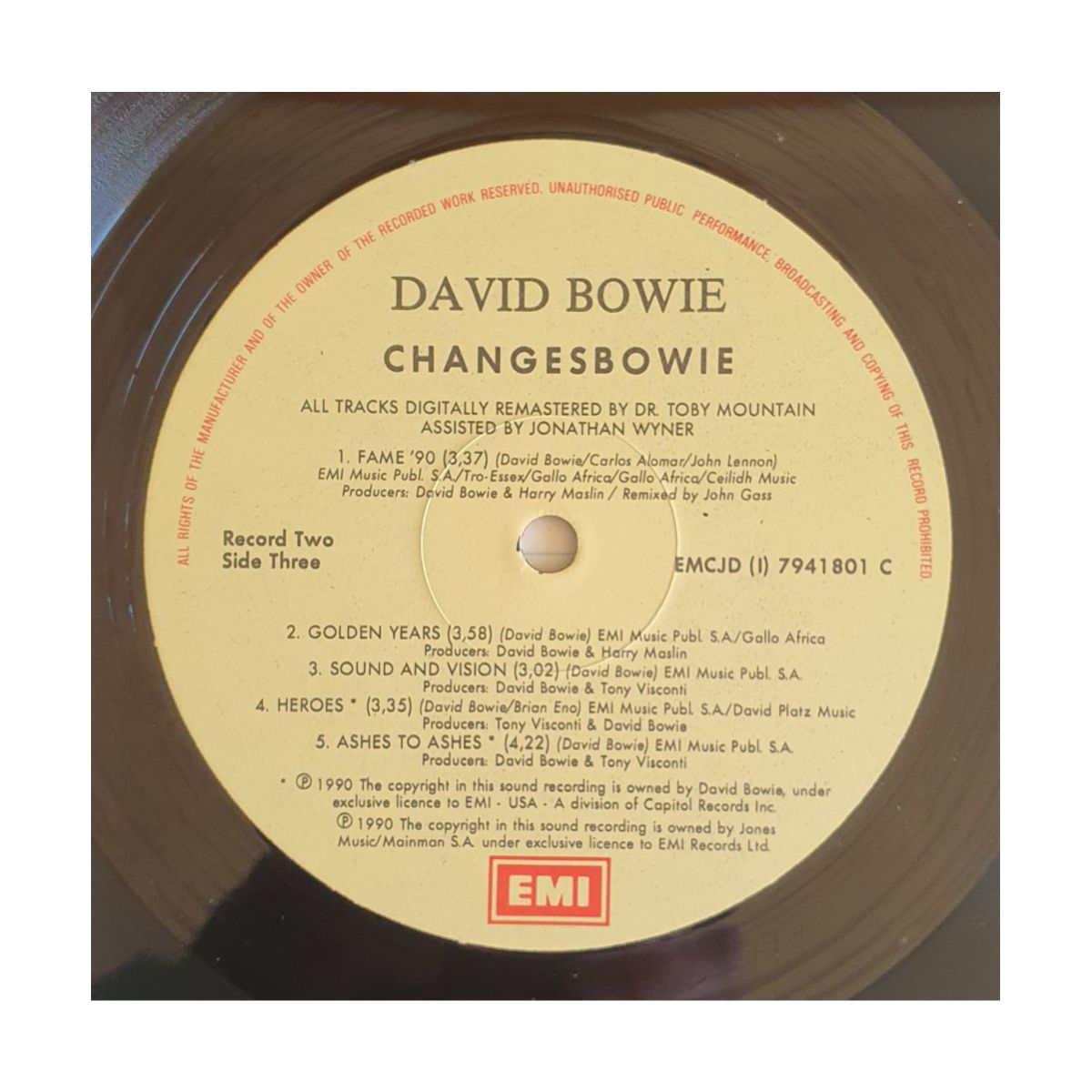David Bowie – ChangesBowie: Sound + Vision Greatest Hits Vinyl Record - Image 6
