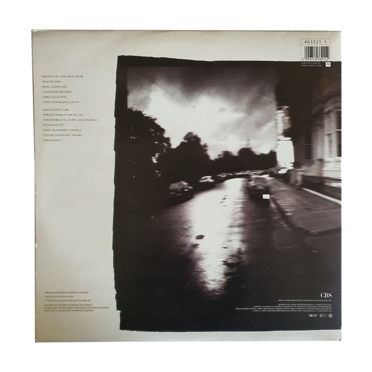 Deacon Blue – When the World Knows Your Name (1989 UK Vinyl LP) - Image 2