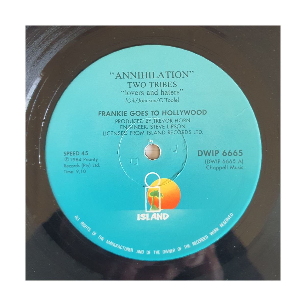 Frankie Goes to Hollywood – Two Tribes 12" Maxi Single - Image 3