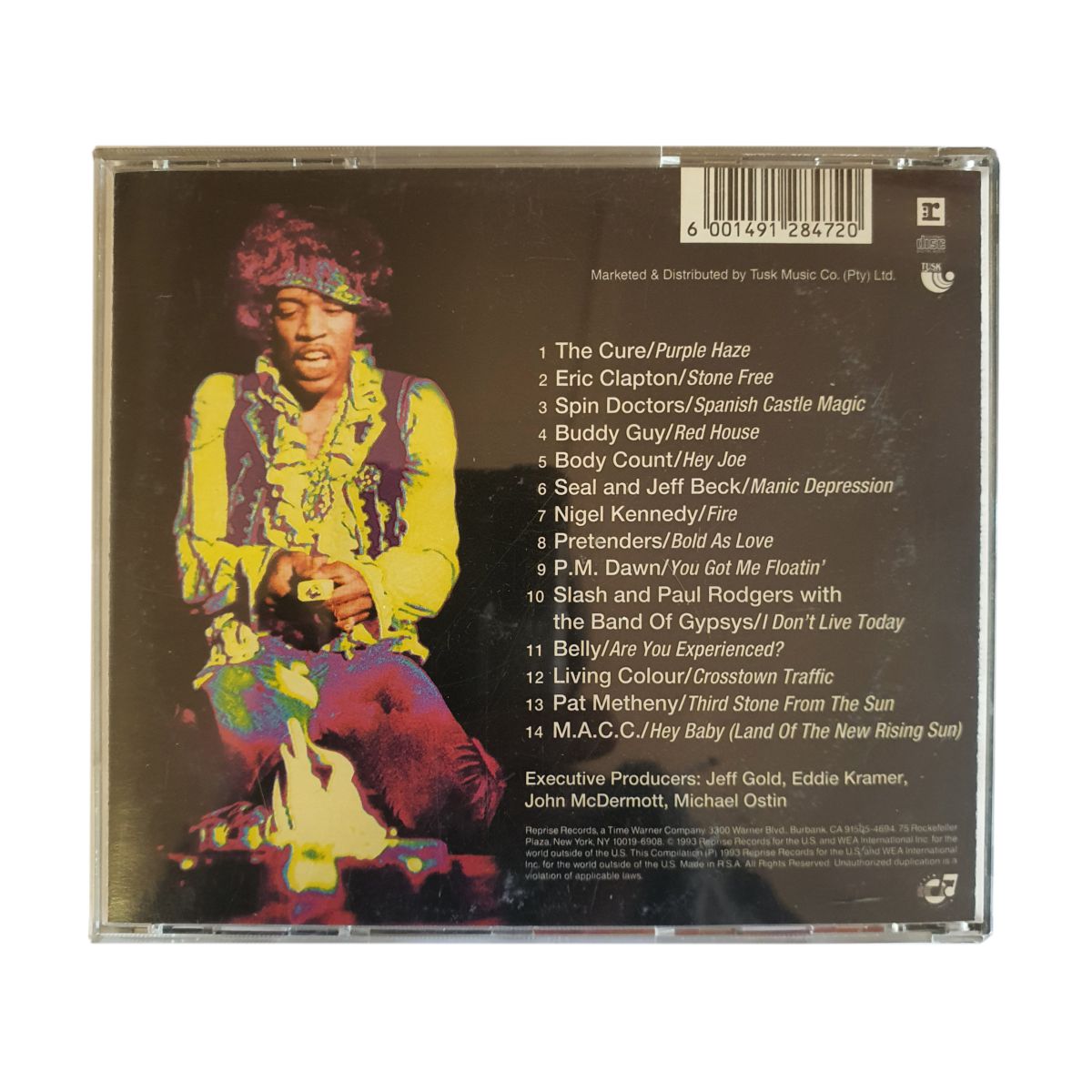 Stone Free A Tribute to Jimi Hendrix back cover